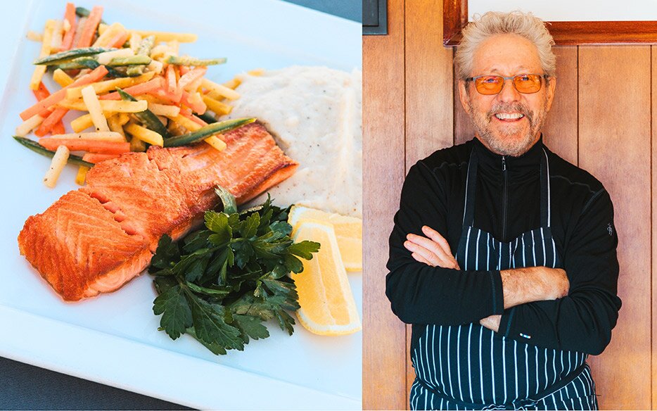 Chef Morsinah Katimin and his dish