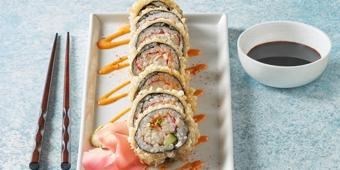 Crispy Norwegian Red King Crab Roll