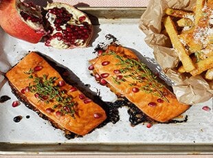 Moroccan Norwegian Salmon & Chickpea Frites