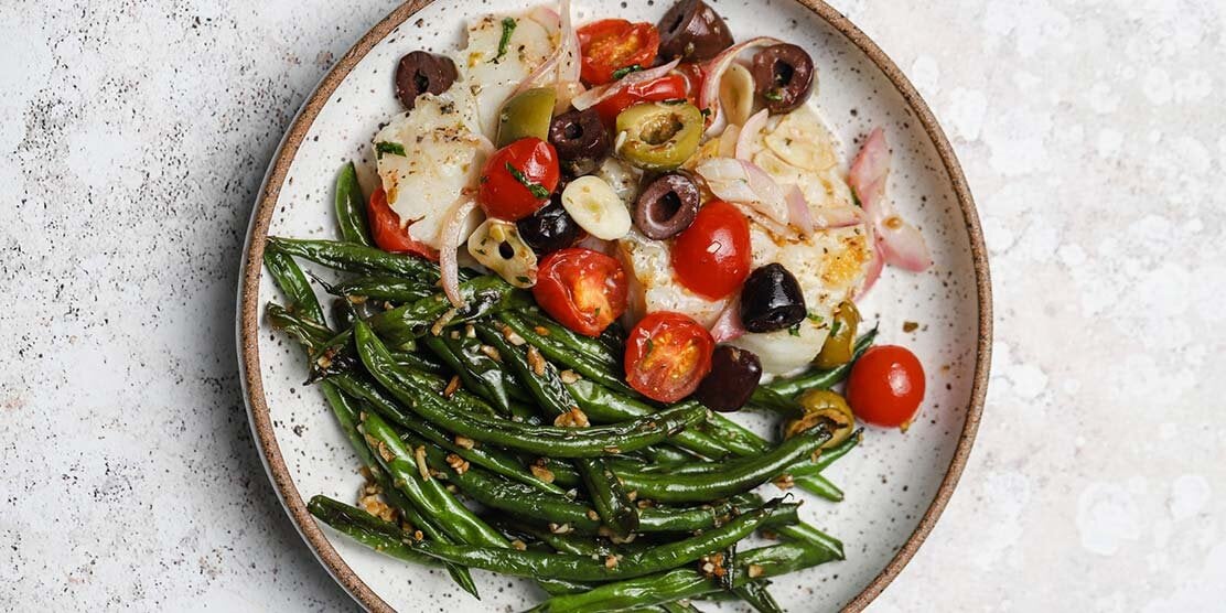 Mediterranean Baked Cod