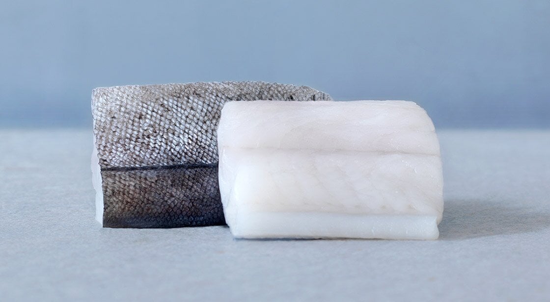 Norwegian haddock loins with skin