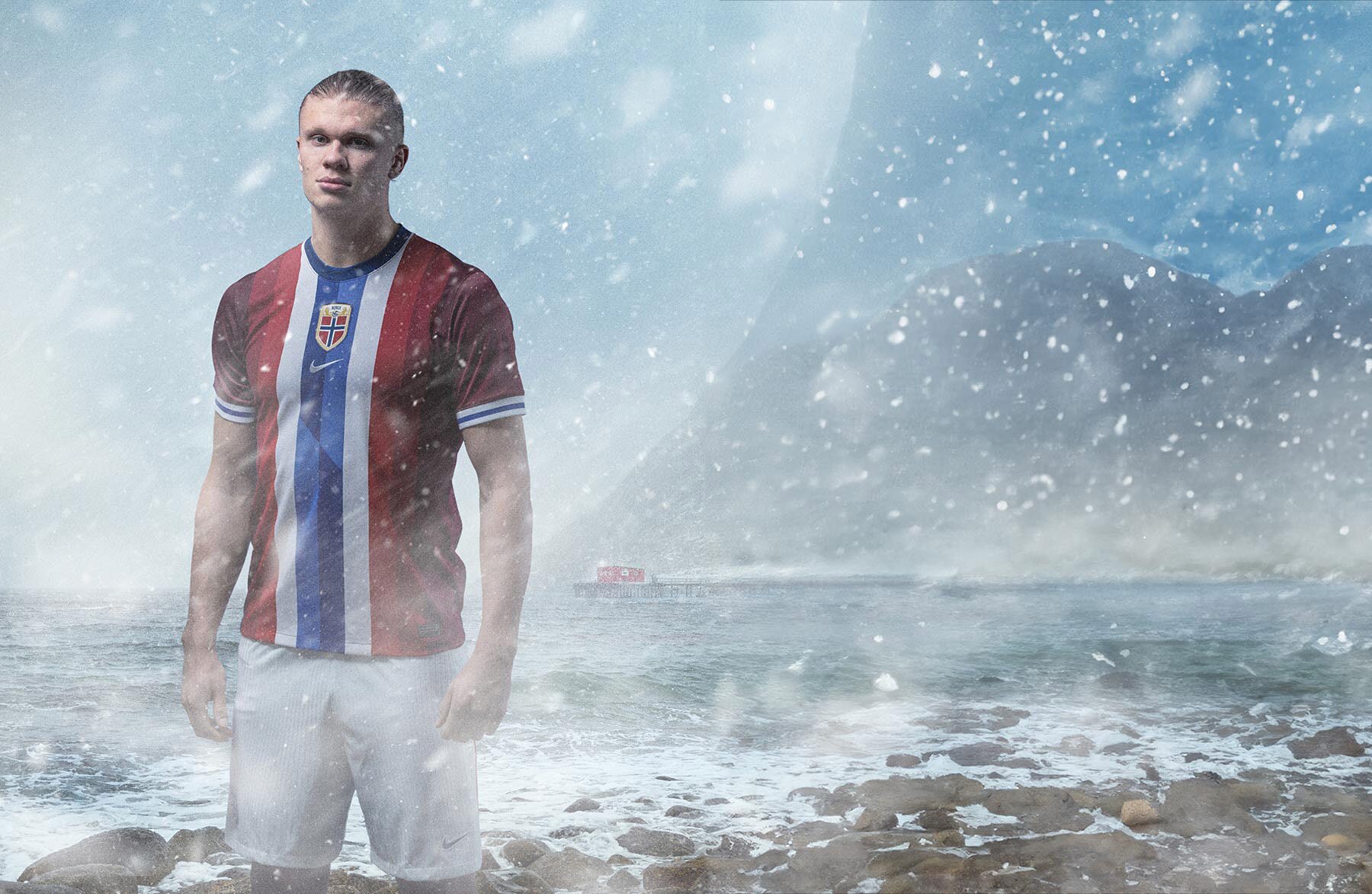 Erling Haaland in Norwegian nature